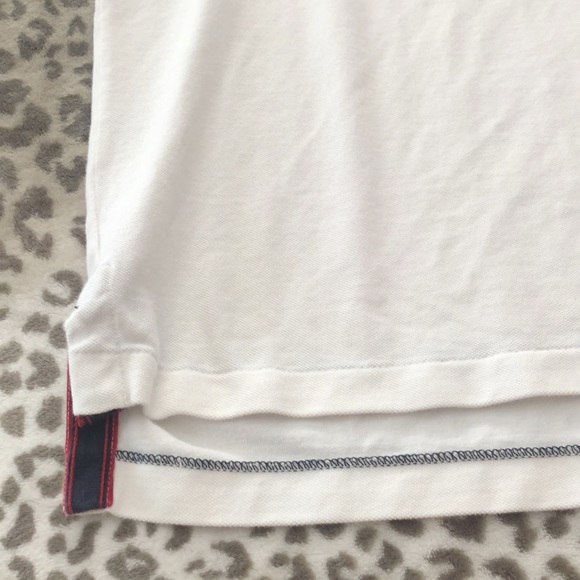 American Eagle Outfitters The Eagle Polo Shirt in White Men’s Size Large - Picture 5 of 17